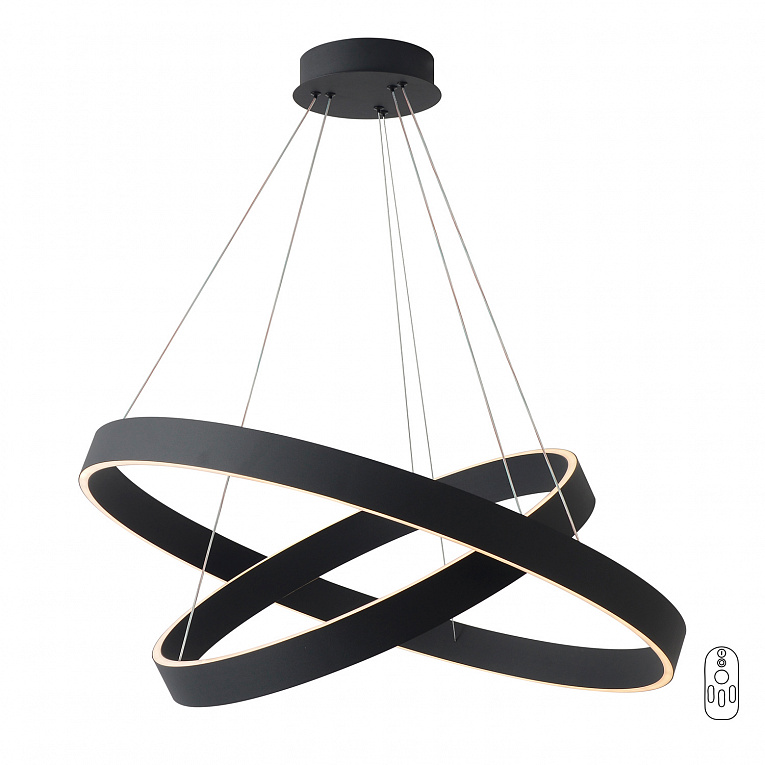 Люстра Crystal Lux TRON SP123W LED BLACK