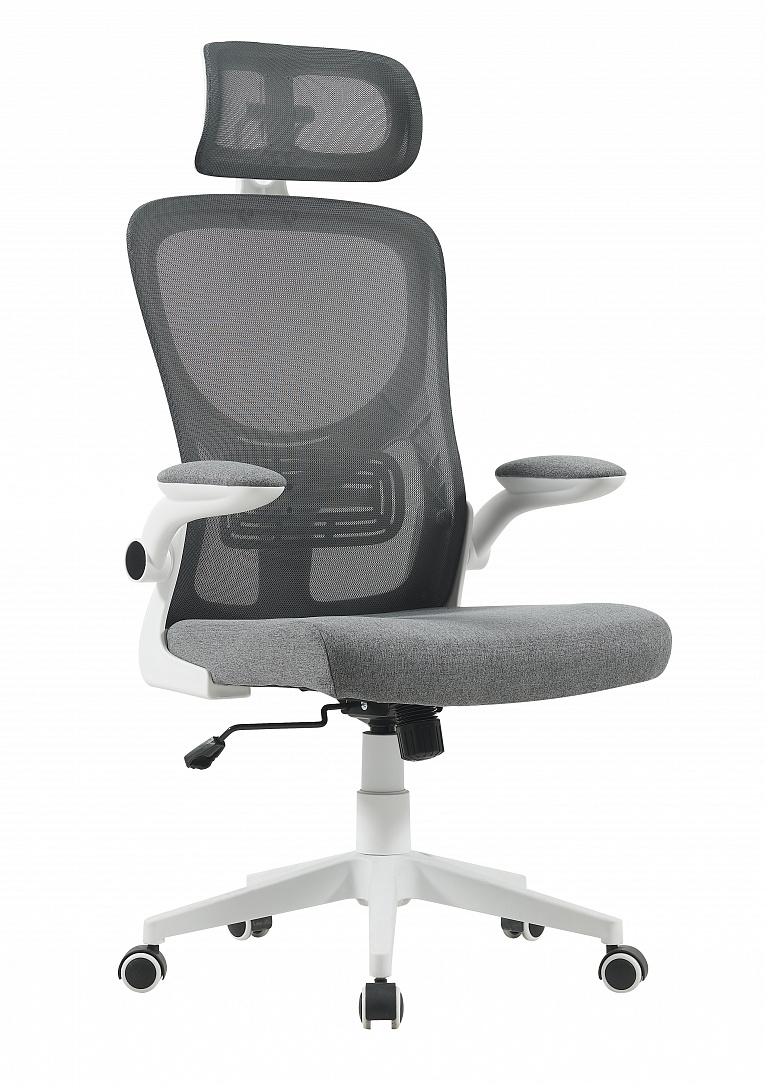 Кресло офисное TopChairs Airone серый ткань