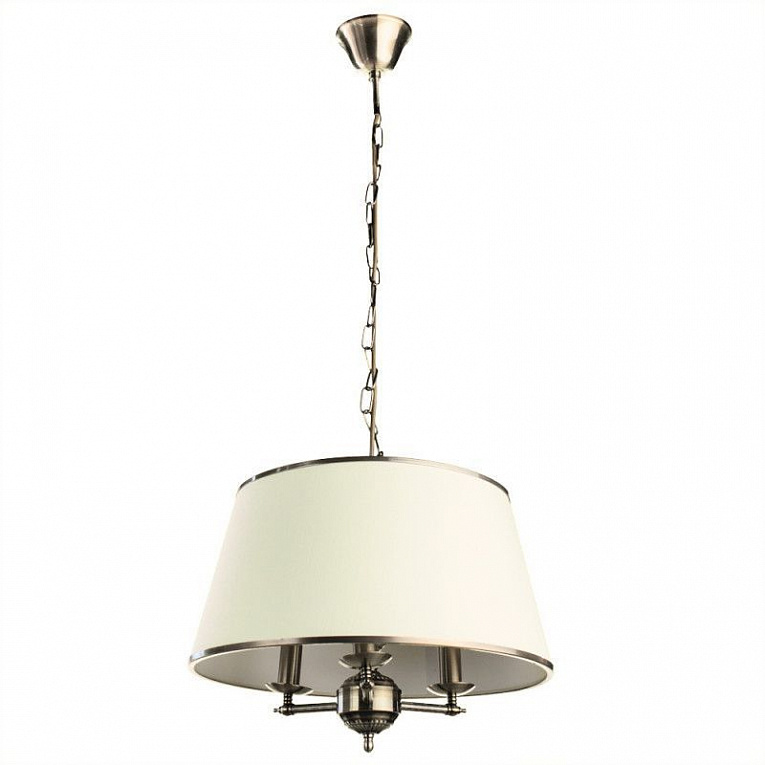 Подвесная люстра Arte Lamp ALICE коричневый, бежевый A3579SP-3AB