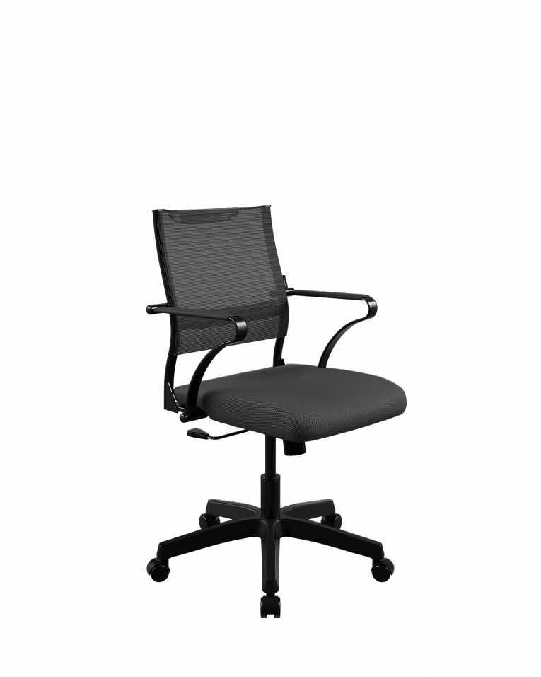 Кресло для персонала Метта ErgoLife Sit Air 24/7 M4-280K - Italy+UMF(X1) /Kb00/Wh00/K15bUMF(M09.B02.G15.W01) (Черный)