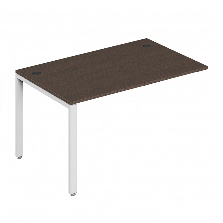 Удлинитель стола 140 Pointex Тренд металл (Trend metal) TDM32212514 темный дуб / белый