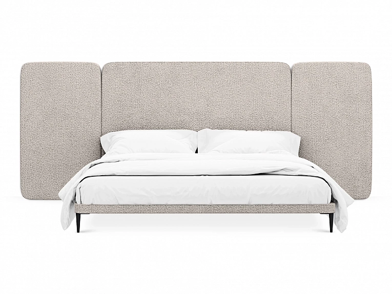Кровать OgogoHome Licata 961605 бежевый