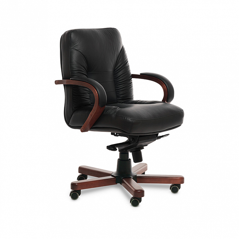 Кресло руководителя MULTI-OFFICE Танго B (Tango B) кожа черный