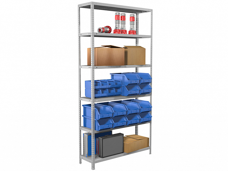 Стеллаж MS Standart 200/100x40/6 до 500 кг