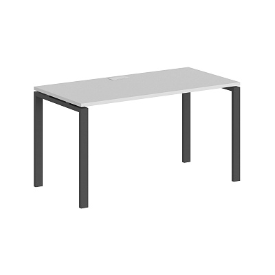 Офисный стол Norden Сигма 1400х700 (м/к 60х30) SG.205.WH.63.AN Белый снег / Антрацит